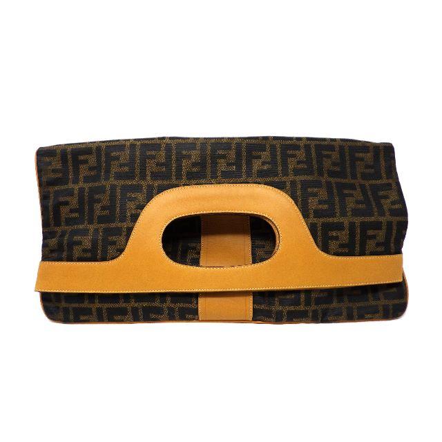 FENDI - 【ヴィンテージ】　フラット　ショッピングバッグ/クラッチ　ズッカ柄