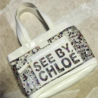 シーバイクロエ(SEE BY CHLOE)のSee By Chloé♡スケルトントート 美品！(トートバッグ)