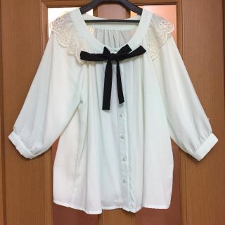 ロジータ(ROJITA)の1度着用のみ♡ROJITA♡リボン♡ブラウス(シャツ/ブラウス(長袖/七分))