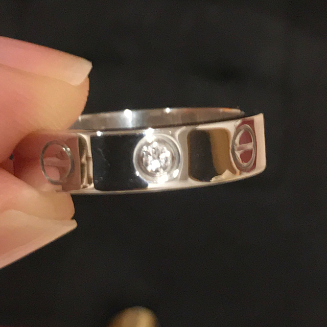 Cartier - Cartier カルティエ ラブリング ダイヤ 47 ウェディング