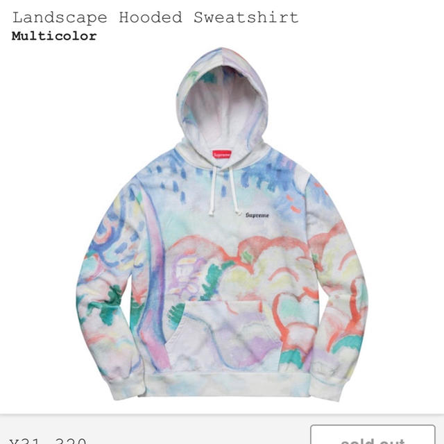 L Supreme Landscape Hooded Sweatshirt