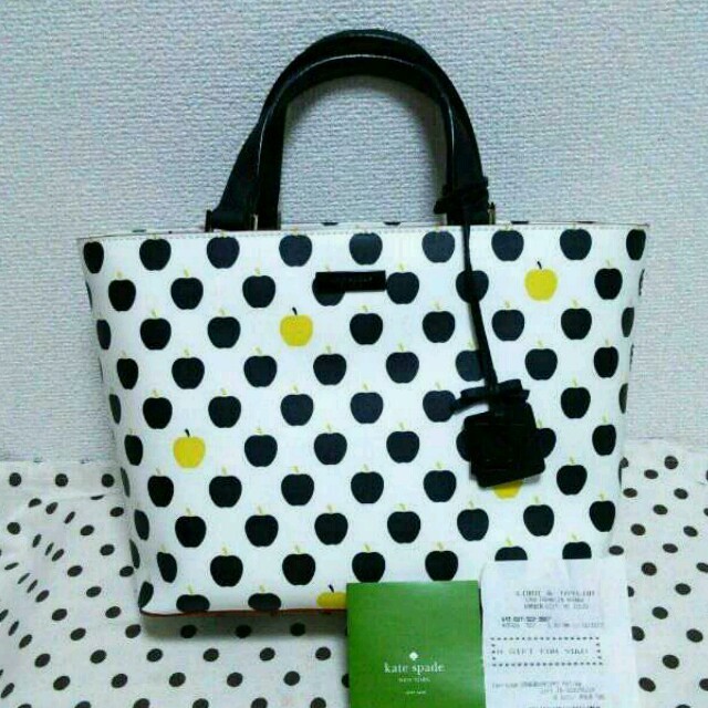 kate spade new york - ケイトスペード リンゴ柄トートバッグ♪の通販
