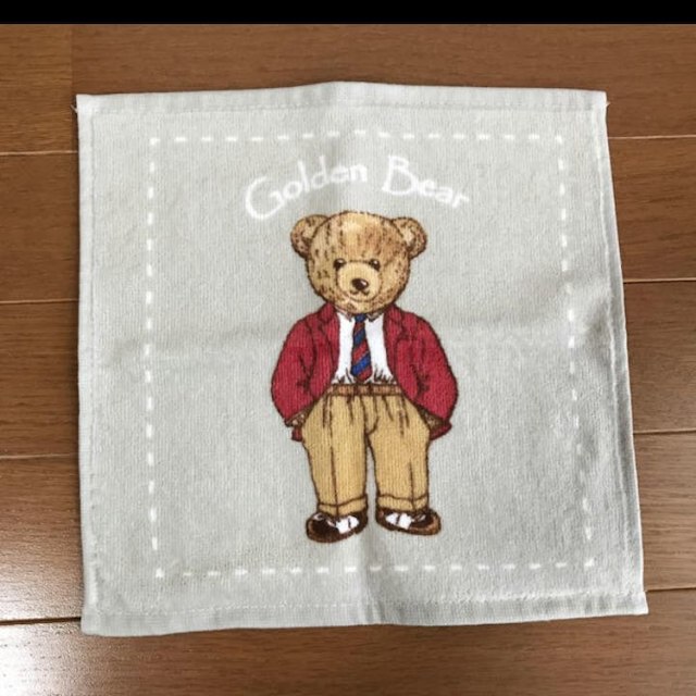 Golden Bear(ゴールデンベア)の新品未使用☆ゴールデンベア ハンドタオル☆非売品 レディースのファッション小物(ハンカチ)の商品写真