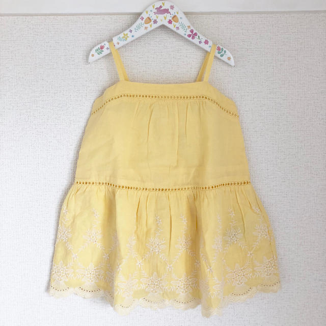 babyGAP(ベビーギャップ)のbabyGAP 12-18m 80 刺繍ワンピース  キッズ/ベビー/マタニティのベビー服(~85cm)(ワンピース)の商品写真