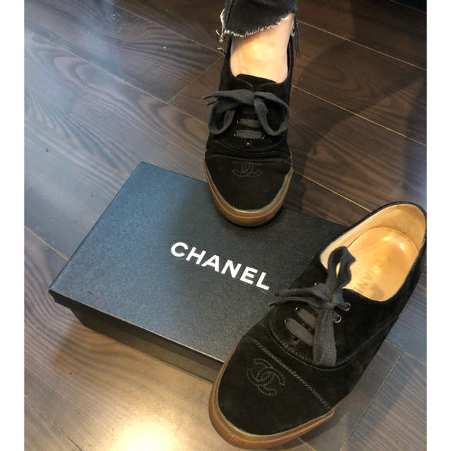 CHANEL(シャネル)のシャネル ヴィンテージスニーカー レディースの靴/シューズ(スニーカー)の商品写真