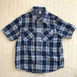 ギャップキッズ(GAP Kids)のGap kids 半袖 チェックシャツ 130cm(Tシャツ/カットソー)