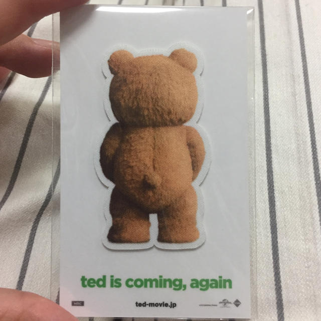 新品未開封♡テッド2 貼れる携帯クリーナー スマホクリーナー ted2 くま スマホ/家電/カメラのスマホアクセサリー(その他)の商品写真