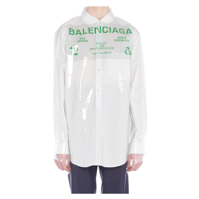 balenciaga dry clean shirt