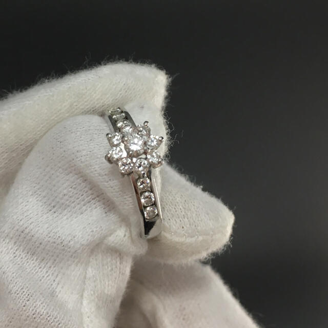 リング ダイヤ 0.43ct 0.09ct Pt900 指輪