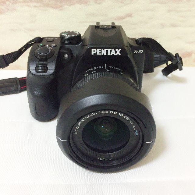 RICOH(リコー)のPENTAX K-70 18-55WRセット スマホ/家電/カメラのカメラ(デジタル一眼)の商品写真