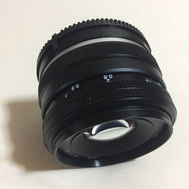 SONY αやNEXシリーズに対応!35mm F1.7 単焦点レンズ!美品!画質-