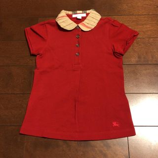 バーバリー(BURBERRY)のBurberry♡半袖 ポロシャツ  116  6Y(Tシャツ/カットソー)