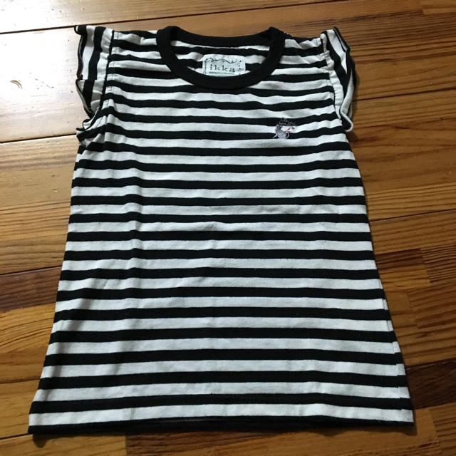 ikka(イッカ)のikka☆130☆ノースリーブTシャツ☆女の子 キッズ/ベビー/マタニティのキッズ服女の子用(90cm~)(Tシャツ/カットソー)の商品写真