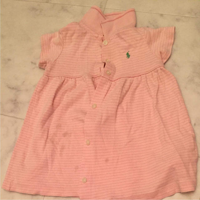 POLO RALPH LAUREN(ポロラルフローレン)のポロ ラルフローレン ワンピース 80 キッズ/ベビー/マタニティのベビー服(~85cm)(ワンピース)の商品写真