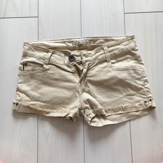 ザラ(ZARA)のザラ ZARA ショーパン ショートパンツ ベージュ 夏(ショートパンツ)