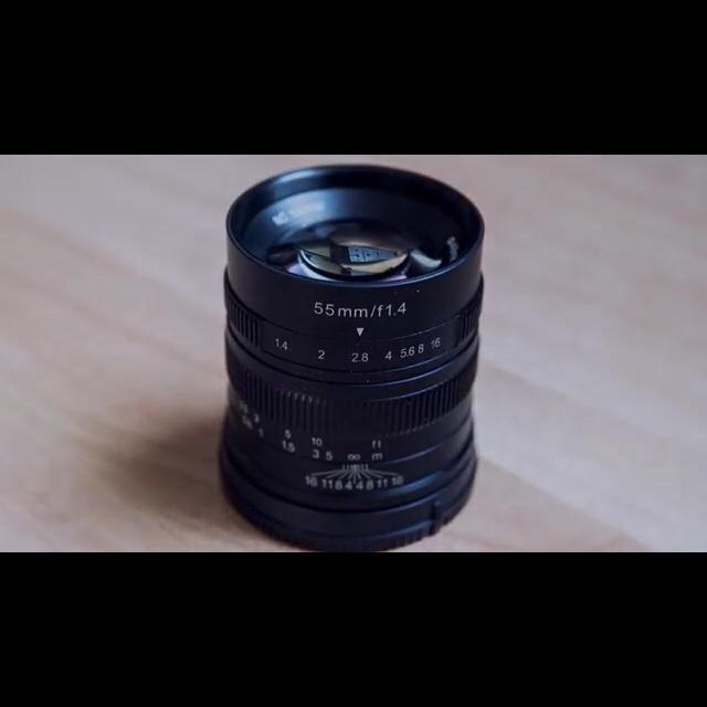 レンズ(単焦点)55mm F1.4 ハイクオリティ ボケ味！クリアな描写！SONY Eマウント用