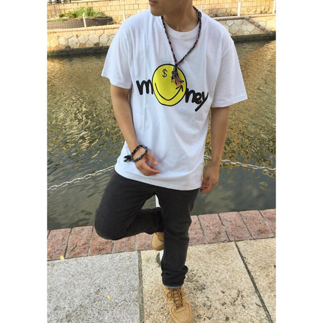 Maison de Reefur(メゾンドリーファー)のMR.BAller MONEY TEE スマイル tシャツ  Lサイズ レディースのトップス(Tシャツ(半袖/袖なし))の商品写真