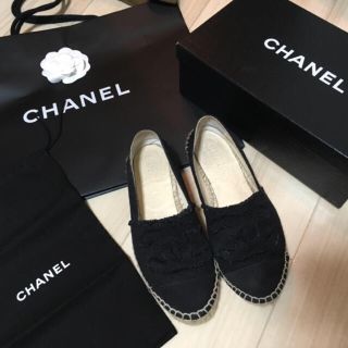 シャネル(CHANEL)のエスパドリーユ36(スリッポン/モカシン)