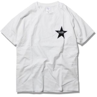 メゾンドリーファー(Maison de Reefur)のDrawing STAR Tシャツ スター  Lサイズ　ホワイト(Tシャツ(半袖/袖なし))