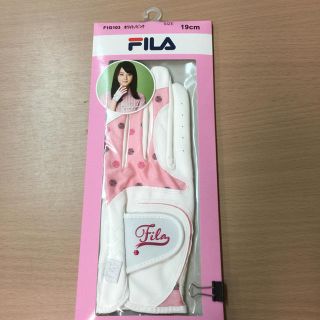 フィラ(FILA)のFILA フィラゴルフグローブ 19センチ 左手用(その他)