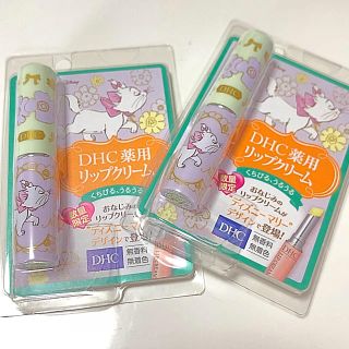 ディーエイチシー(DHC)のDHC 薬用リップ ディズニーデザイン 2本セット(リップケア/リップクリーム)