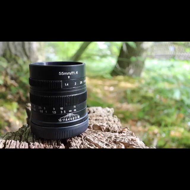 EOS Mシリーズ対応 単焦点レンズ マニュアル！55mm F1.4 超明るい！