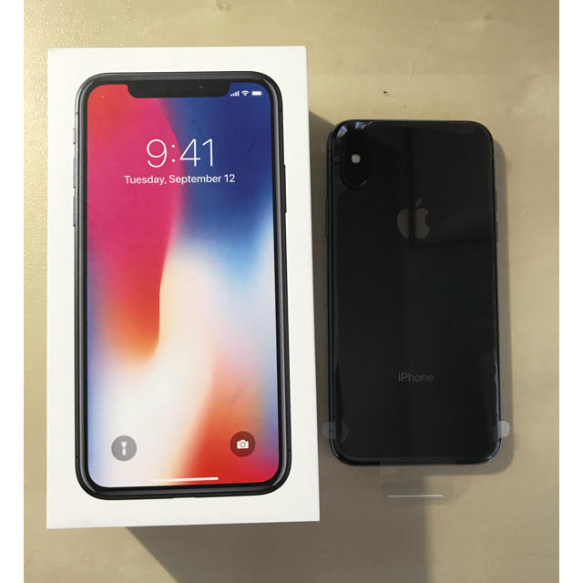 iPhone(アイフォーン)の【新品】iphoneX 256GB docomo iphone x ドコモ スマホ/家電/カメラのスマートフォン/携帯電話(スマートフォン本体)の商品写真