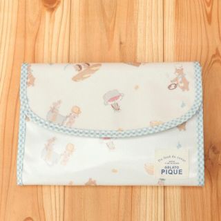 ジェラートピケ(gelato pique)の☆新品☆ gelato piqué 母子手帳ケース 横型 ブルー(母子手帳ケース)