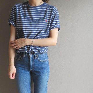 ポロラルフローレン(POLO RALPH LAUREN)の90s ラルフローレン ボーダー シャツ ポニー刺繍 vintage(シャツ/ブラウス(半袖/袖なし))