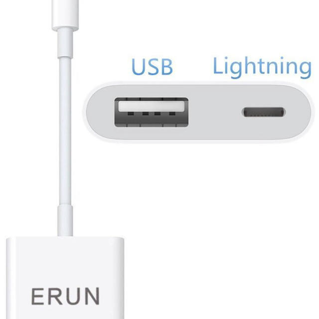 Lightning USB 3カメラアダプタ OTG対応 スマホ/家電/カメラのスマホアクセサリー(その他)の商品写真