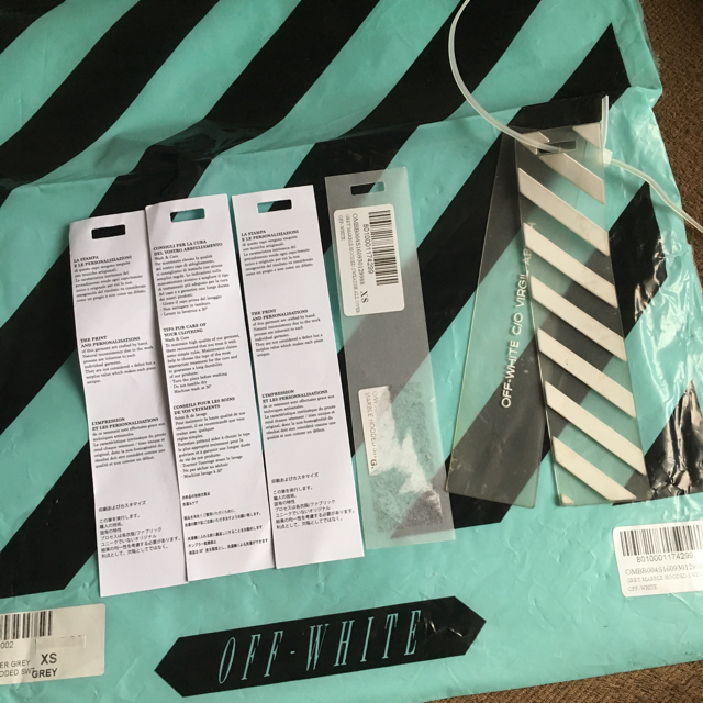 OFF-WHITE(オフホワイト)の《値下げ‼︎》オフホワイト マーブルパーカー 16SS メンズのトップス(パーカー)の商品写真