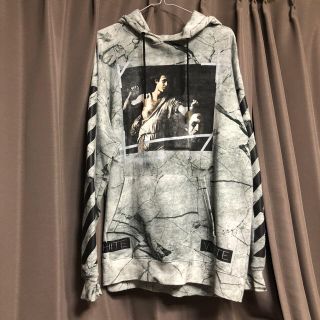 オフホワイト(OFF-WHITE)の《値下げ‼︎》オフホワイト マーブルパーカー 16SS(パーカー)