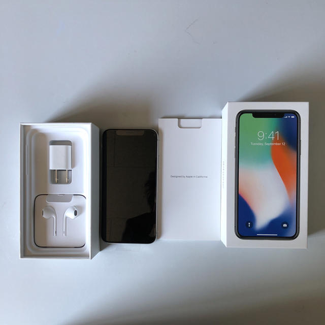 【SIMフリー新品】iPhone x 64GB シルバー