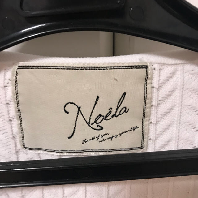 Noela(ノエラ)のNoela ノエラ Vネックサマーニット 半袖 レディースのトップス(カットソー(半袖/袖なし))の商品写真