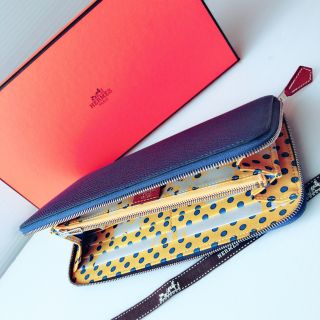 エルメス(Hermes)の専用 ★ ブルーブライトン アザップ シルクイン  エルメス 財布(財布)