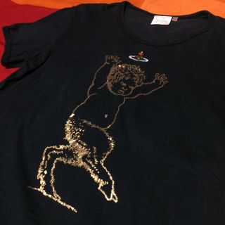 ヴィヴィアンウエストウッド(Vivienne Westwood)のVivienne Westwoodサティア半袖Tシャツ(USED)UK製(Tシャツ(半袖/袖なし))