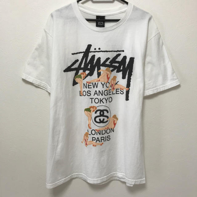 STUSSY ステューシー ワールドツアー 迷彩 Tシャツ 多数出品中！