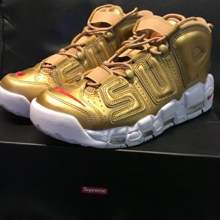 シュプリーム(Supreme)の❗️自身購入正規品❗️ Supreme AIR MORE UPTEMPO(スニーカー)