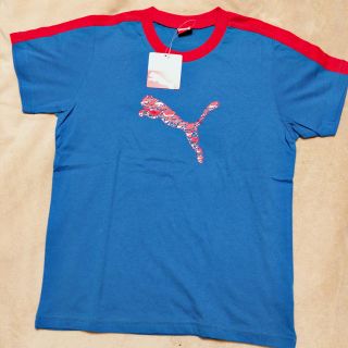 プーマ(PUMA)の◆新品・タグ付◆PUMA/プーマ◆男の子用 Tシャツ◆140cm◆ブルー◆(Tシャツ/カットソー)