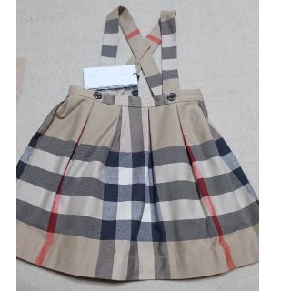 バーバリー(BURBERRY)の【新品・未使用】バーバリーサスペンダースカート  2Y(スカート)