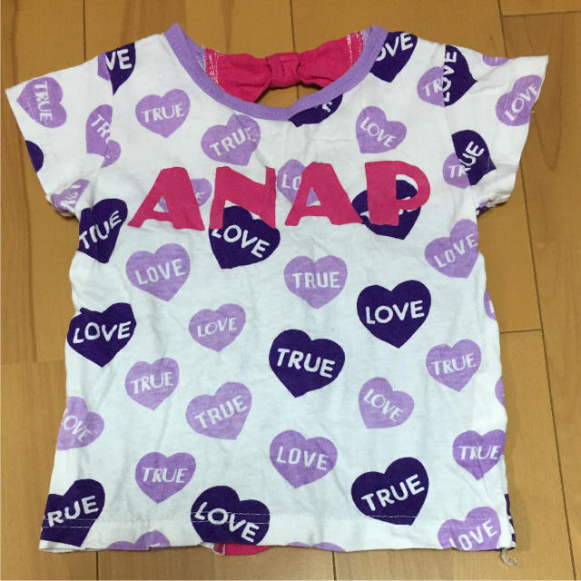 ANAP Kids(アナップキッズ)のアナップ  Tシャツ  ANAP キッズ/ベビー/マタニティのキッズ服女の子用(90cm~)(Tシャツ/カットソー)の商品写真