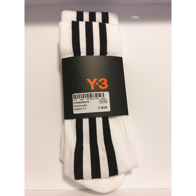 Y-3(ワイスリー)の新品【 Y-3 ( ワイスリー ) 】 STRIPE SOCKS ソックス メンズのレッグウェア(ソックス)の商品写真