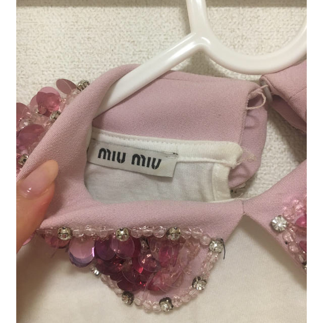 在庫日本製 miumiu ビジュー付き M ミュウミュウの通販 by nonno♡|ミュウ