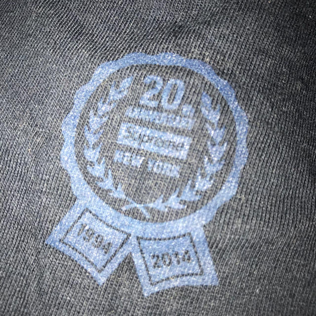 【500円引きクーポン】 Supreme - Tシャツ BOXLOGO 20周年記念 supreme Tシャツ/カットソー(半袖/袖なし)