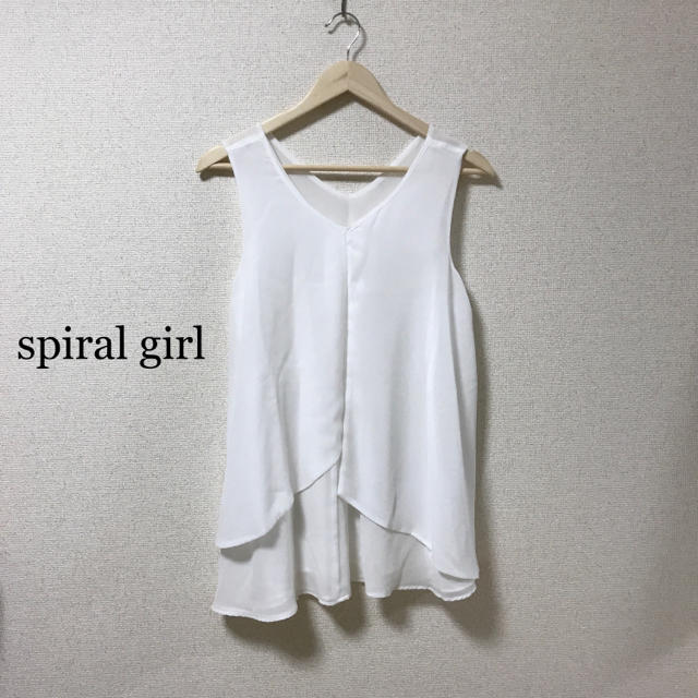 SPIRAL GIRL(スパイラルガール)の２wayシフォンチュニック レディースのトップス(チュニック)の商品写真