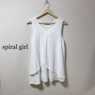 スパイラルガール(SPIRAL GIRL)の２wayシフォンチュニック(チュニック)