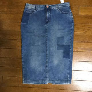 ザラ(ZARA)のお値下げ☆デニムタイトスカート☆ZARA(ひざ丈スカート)