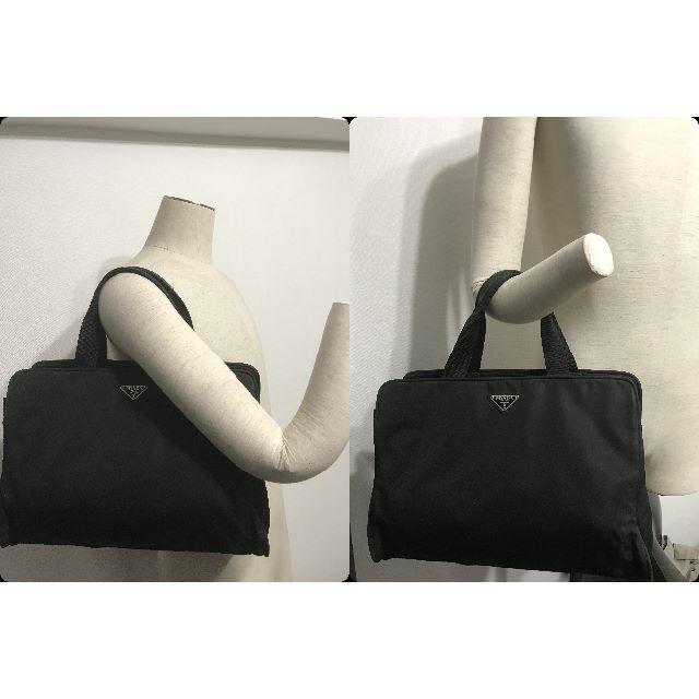 PRADA(プラダ)の●処分品～6/3●13万プラダビジネスバッグ黒ブリーフビジネス３層●良好ＵＥＳＤ メンズのバッグ(ビジネスバッグ)の商品写真