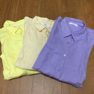 ユニクロ(UNIQLO)のユニクロ リネンシャツ(Tシャツ(長袖/七分))