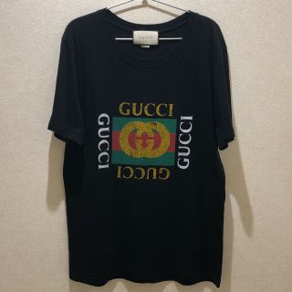 グッチ(Gucci)のgucci ロゴ ウォッシュド tシャツ M(Tシャツ/カットソー(半袖/袖なし))